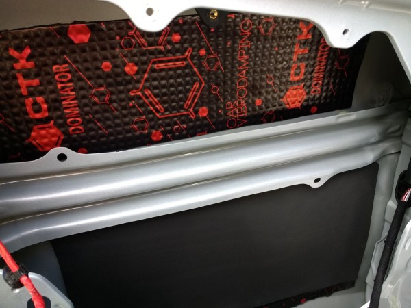 Dämpmatta + skumdämpning