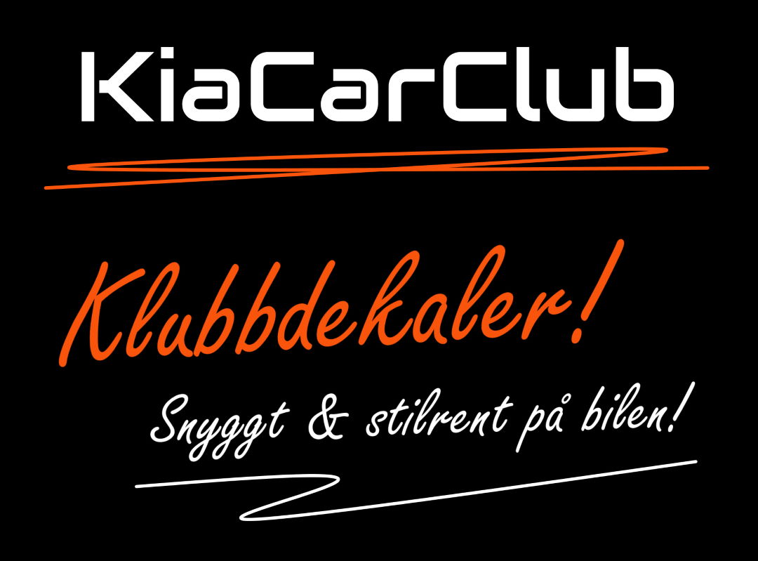 KiaCarClub Klubbdekaler